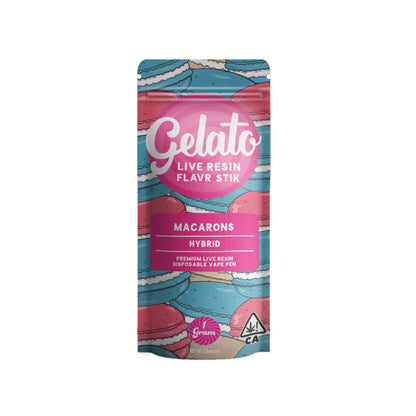 Macarons Flavr Stick Live Resin Disposable Vape 1g (Gelato)