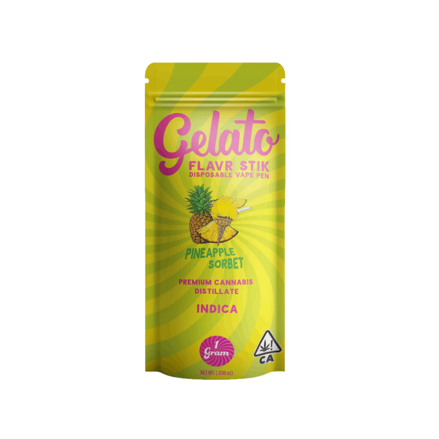Pineapple Sorbet Flavr Stick Disposable 1g (Gelato)