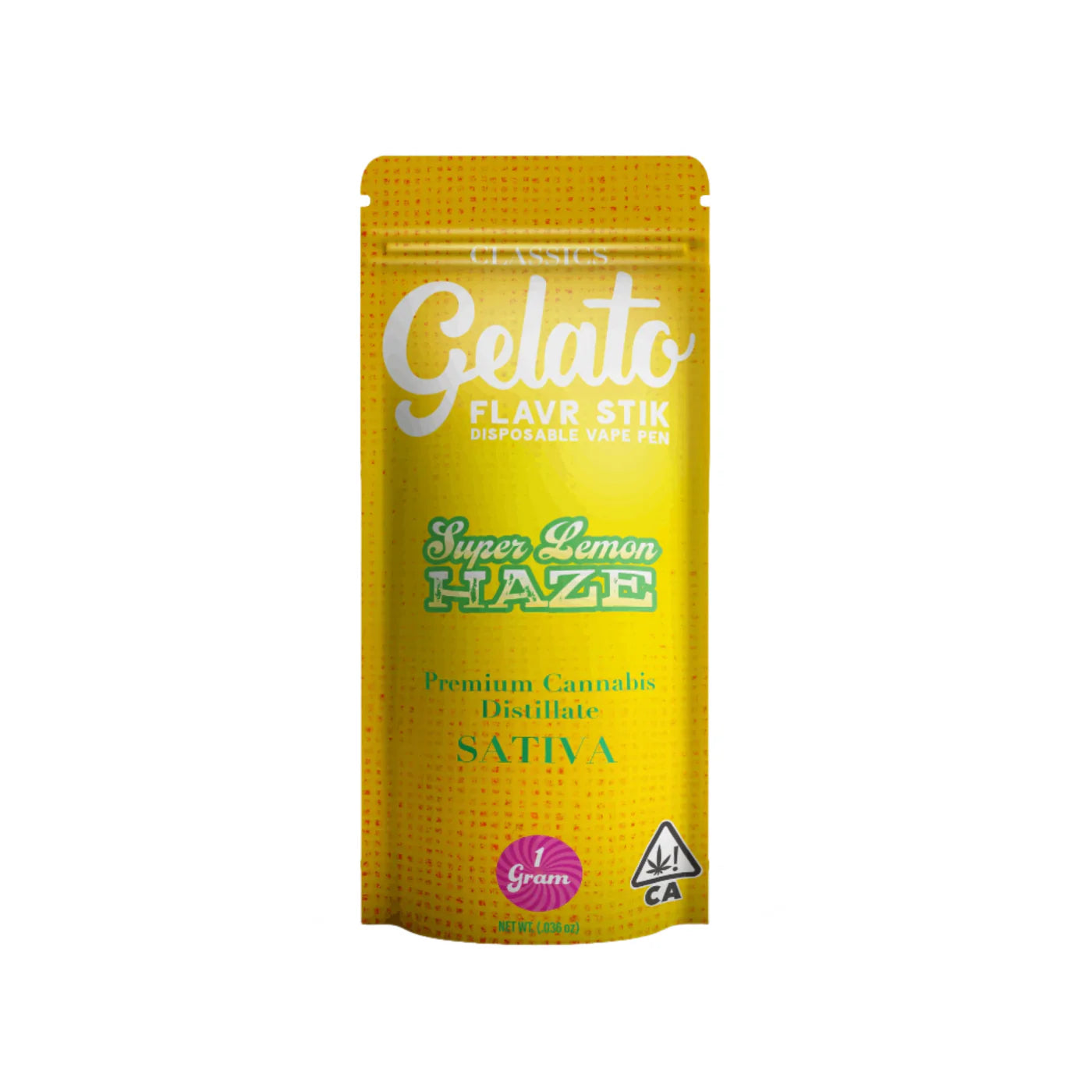 Super Lemon Haze Flavr Stick Disposable Vape 1g (Gelato)