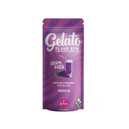 Grape Soda  Flavr Stick Disposable Vape 1g (Gelato)