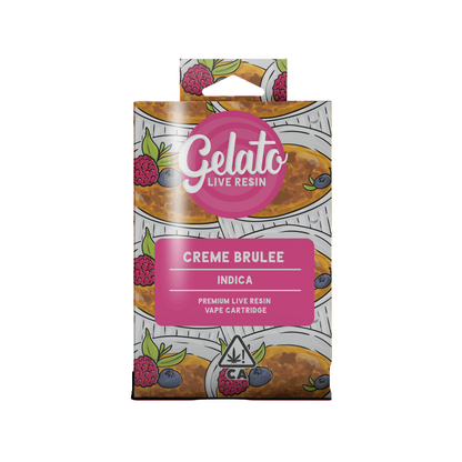 Creme Brulee Live Resin Cart 1g (Gelato)