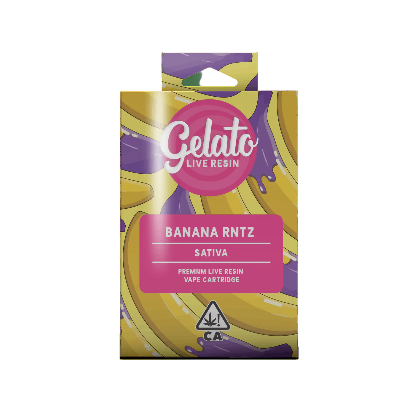Banana Rntz Live Resin Cartridge 1g (Gelato)