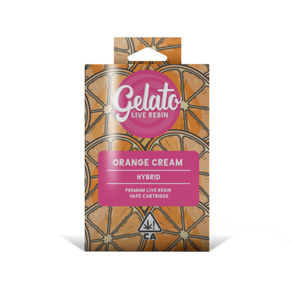 Orange Cream Live Resin Cartridge 1g (Gelato)