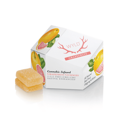 Grapefruit 2:1:1 THC:CBG:CBC + Sativa Enhanced Gummies | 200mg (WYLD)