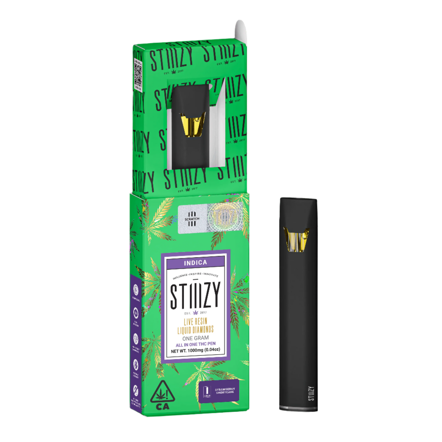 Strawberry Shortcake Live Resin Liquid Diamonds All-In-One Disposable Vape 1G (STIIIZY)