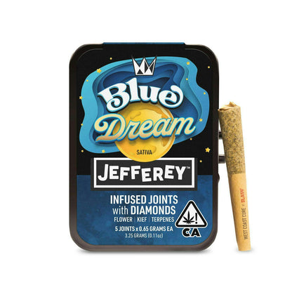 Blue Dream Jefferey Infused Joint .65g 5pk 3.25g (West Coast Cure)