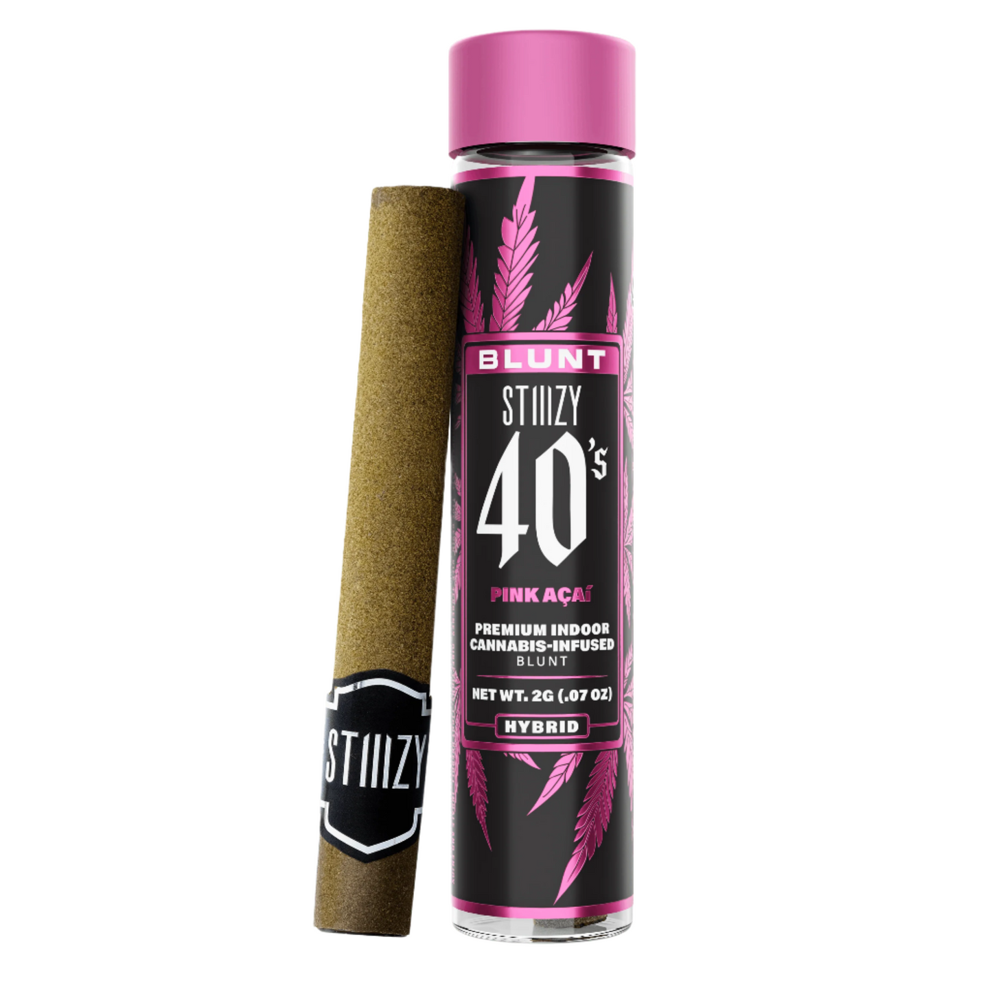 PINK ACAI 40's Infused Blunt 2G (STIIIZY)