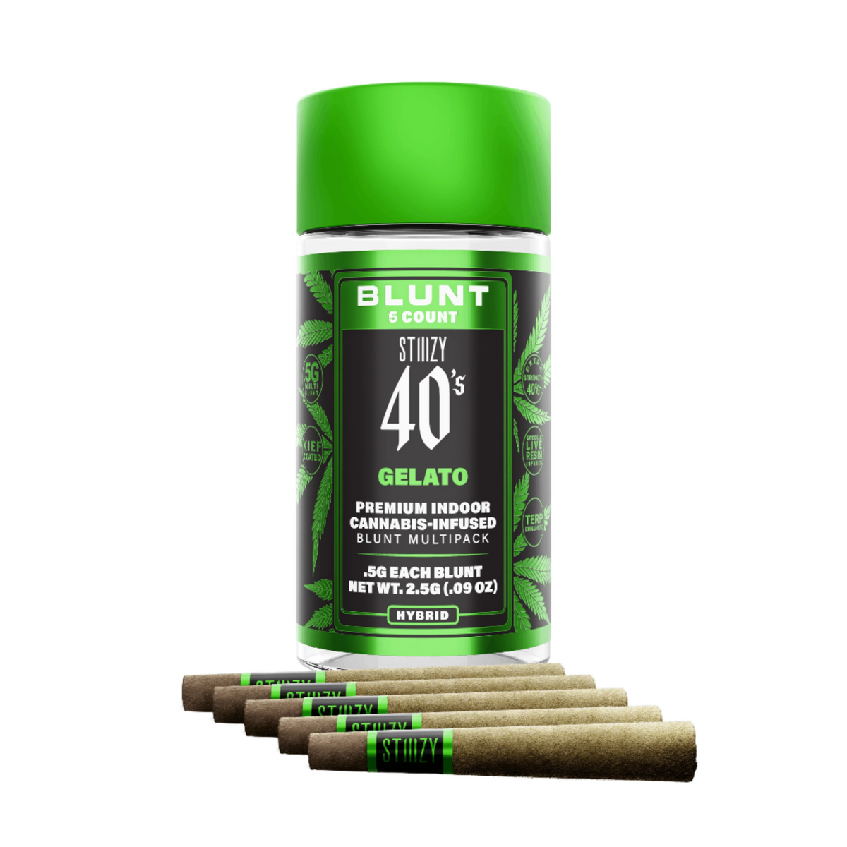 GELATO - .5G 40's Infused Mini Blunt 5pk 2.5g (STIIIZY)