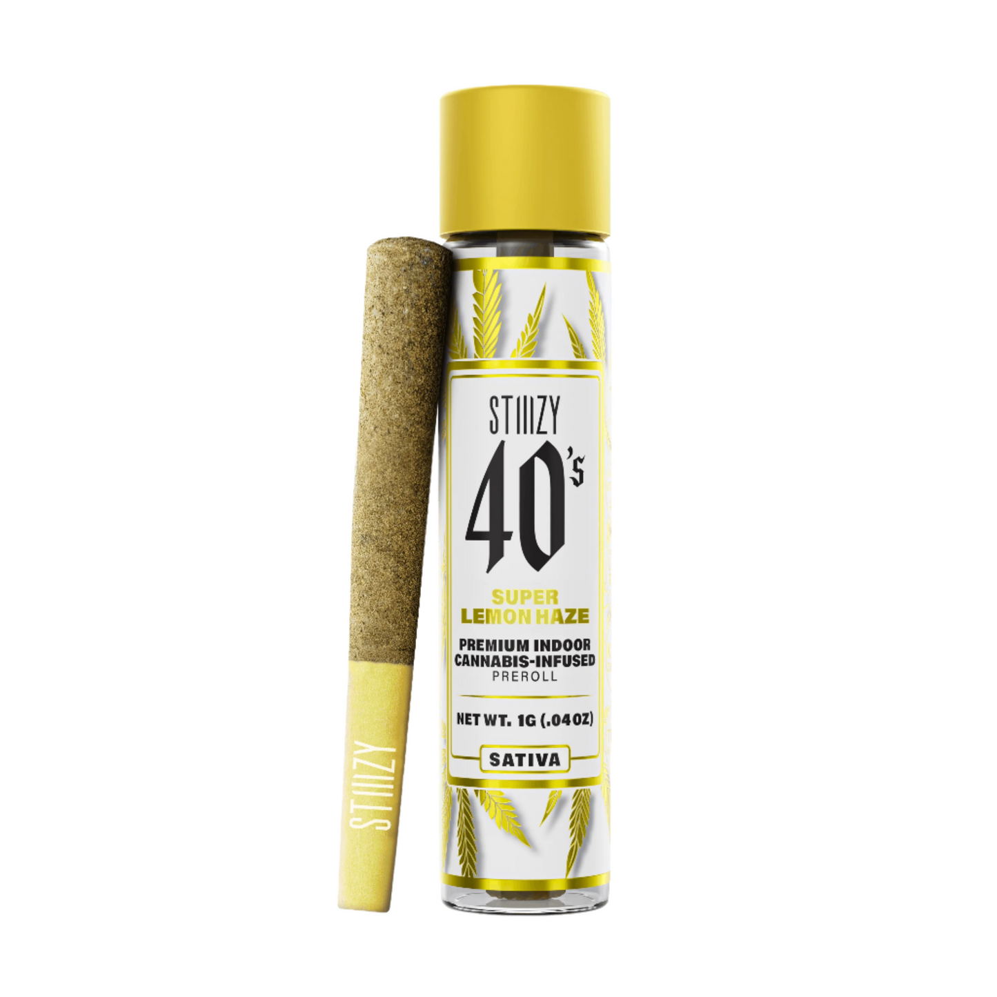 SUPER LEMON HAZE 40's Infused Preroll 1G (STIIIZY)