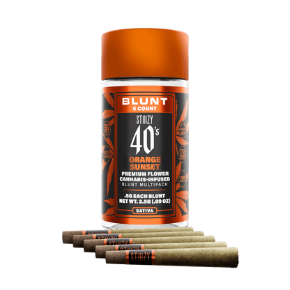 ORANGE SUNSET - .5G 40's Infused Mini Blunt 5pk 2.5g (STIIIZY)