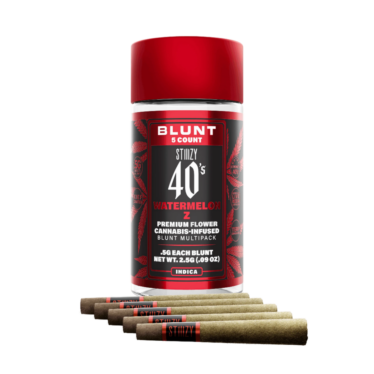 WATERMELON Z - .5G 40's Infused Mini Blunt 5pk 2.5g (STIIIZY)