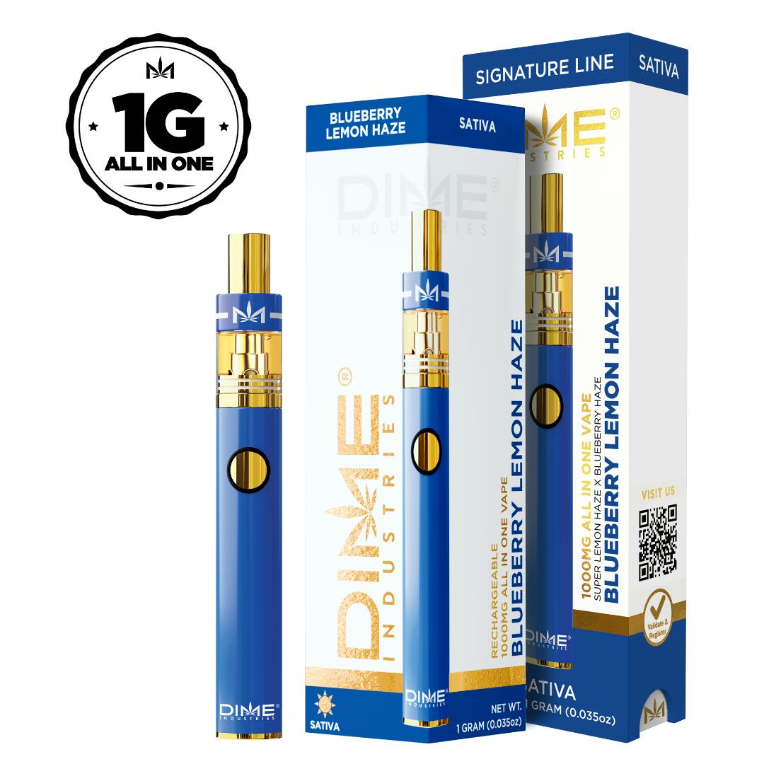 Blueberry Lemon Haze Signature Line Disposable 1G (Dime Industries)