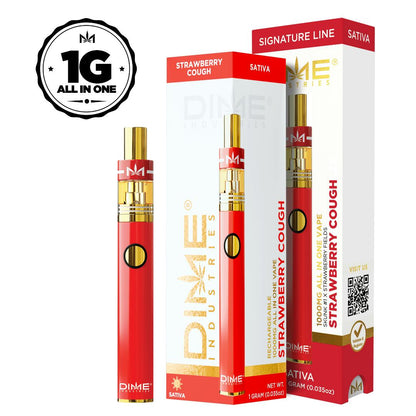 Strawberry Cough Signature Line Disposable 1G (Dime Industries)