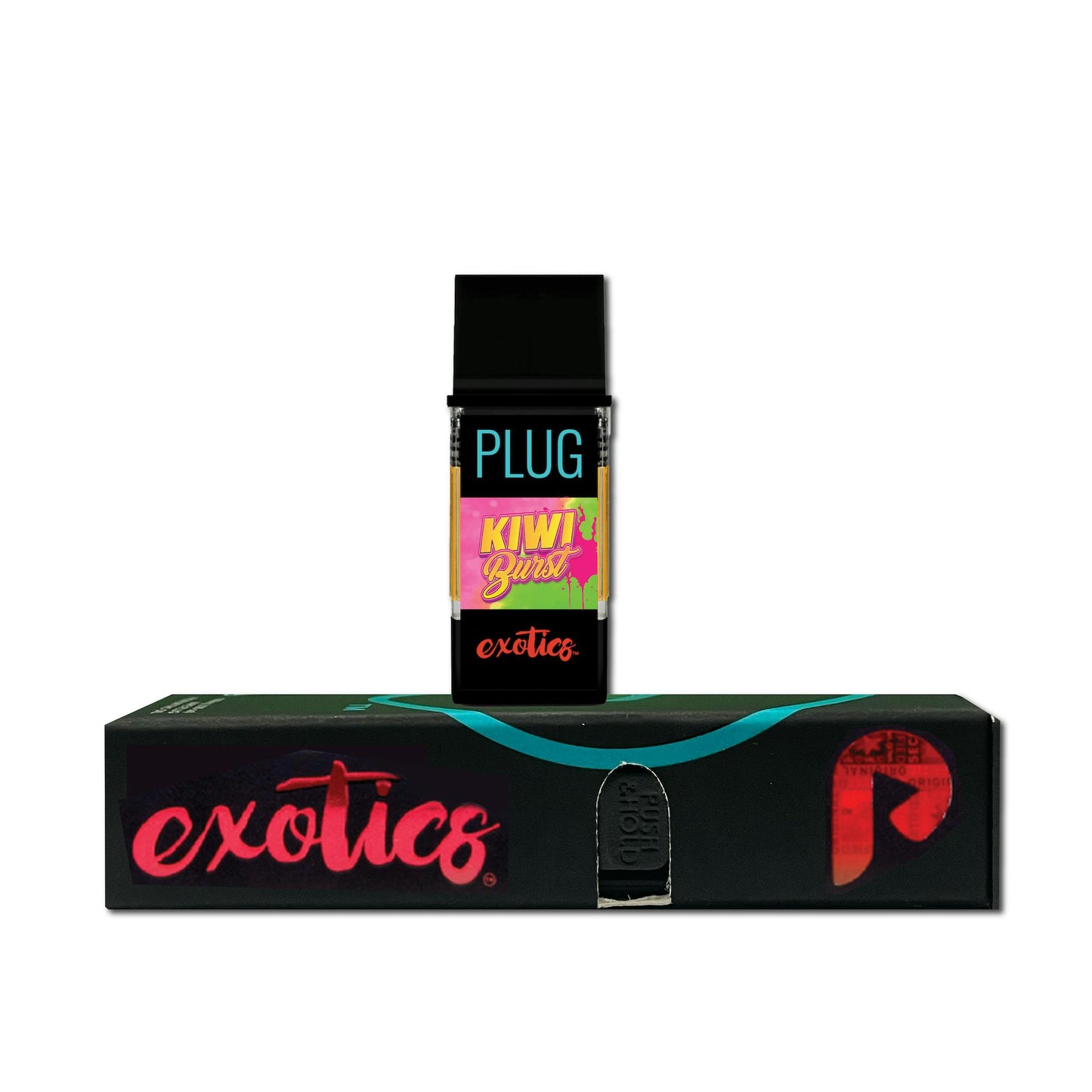 Kiwi Burst:EXOTICS PLUG Vape 1g (PLUGPLAY™)