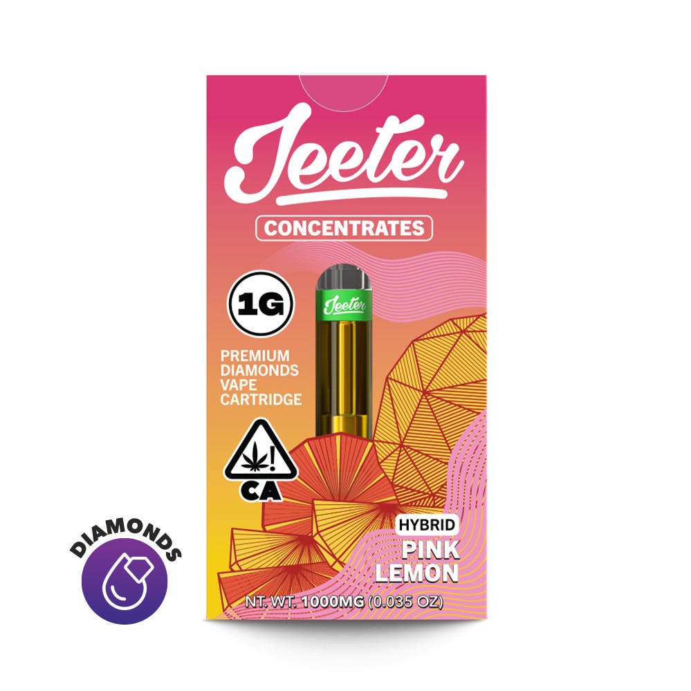 Pink Lemon Liquid Diamonds Vape Cartridge 1g (Jeeter Juice)