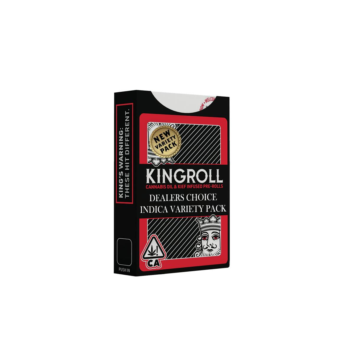 Kingroll Dealers Choice Indica Mix Pack #5 4pk 3g (KINGPEN)
