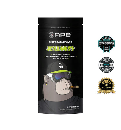 Jealousy Live Resin Disposable Vape 1g (APE Premium Cannabis Corp)
