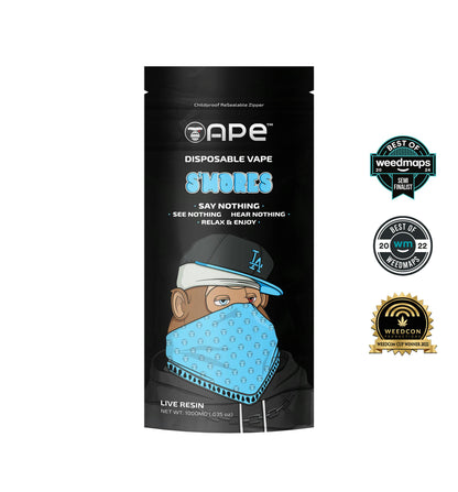 S'Mores Live Resin Disposable Vape 1g (APE Premium Cannabis Corp)