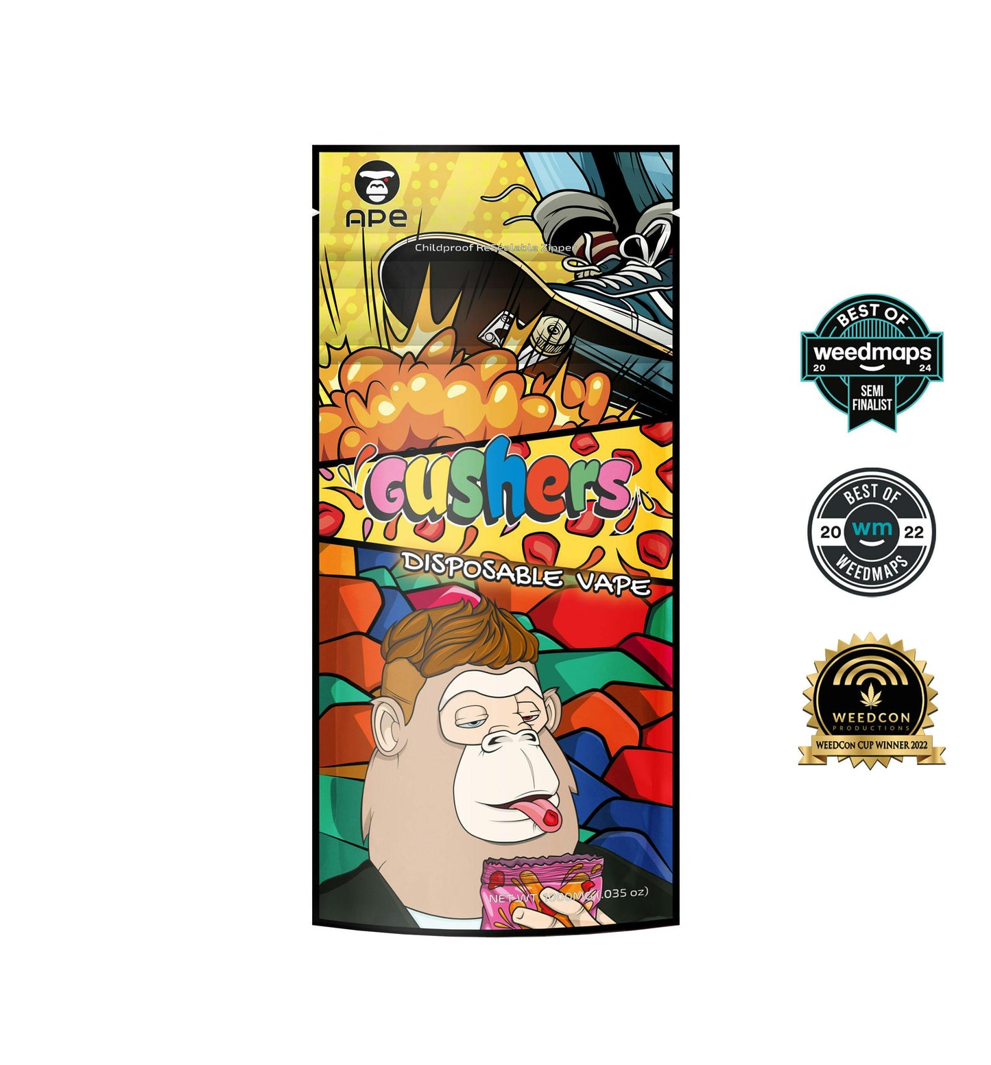 Gushers Disposable 1g (APE Premium Cannabis Corp)
