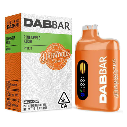Pineapple Kush Distillate DabBar Disposable 2g (Dabwoods)