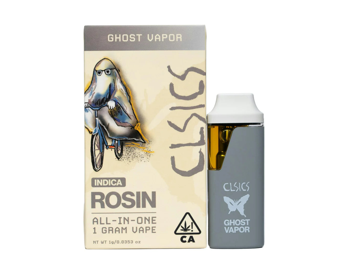 Ghost Vapor Live Rosin All in One Vape 1g (CLSICS Rosin & Rosin Infused Pre Rolls)