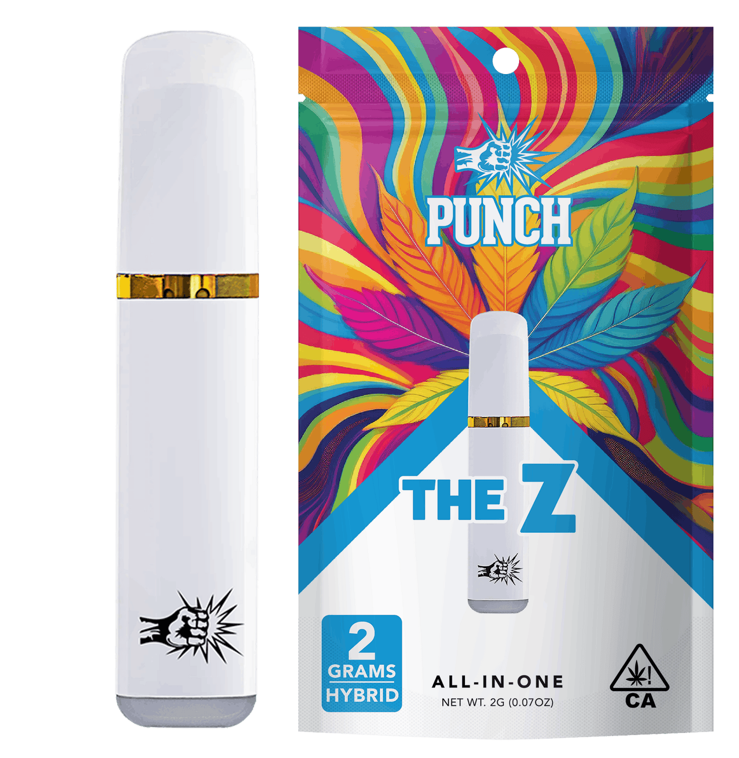 The Z Hybrid Distillate All in One Vape 2g (Punch Edibles & Extracts)