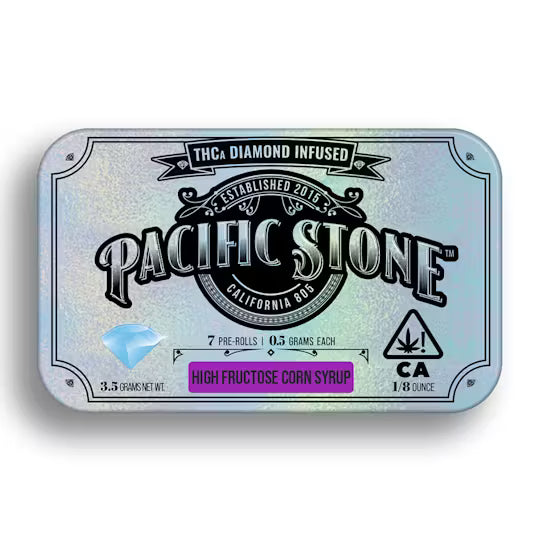 High Fructose Corn Syrup Indica Infused Pre-Rolls 7pk (3.5g) (Pacific Stone)