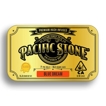 Blue Dream Sativa Hash Infused Pre-Rolls 7pk 3.5g (Pacific Stone)