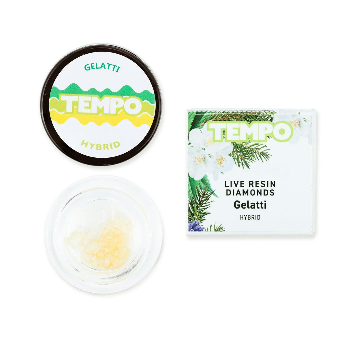 Gelatti Hybrid Live Resin Diamonds 1g (Tempo)