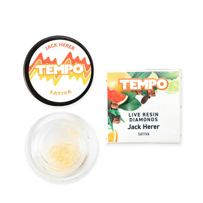 Jack Herer Sativa Live Resin Diamonds 1g (Tempo)