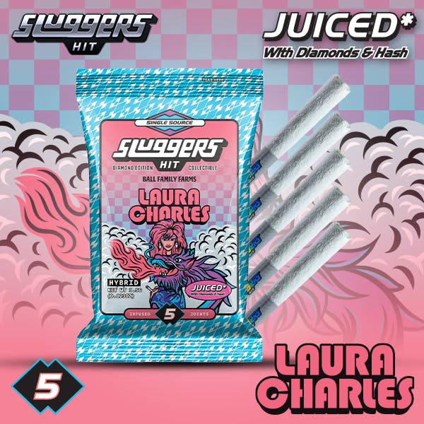 Laura Charles Hybrid Infused Prerolls 3.5g 5pk (Sluggers Hit)
