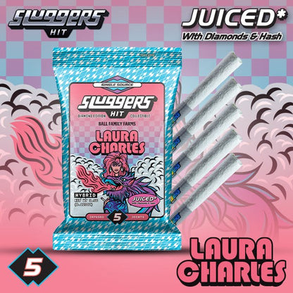 Laura Charles Hybrid Infused Prerolls 3.5g 5pk (Sluggers Hit)
