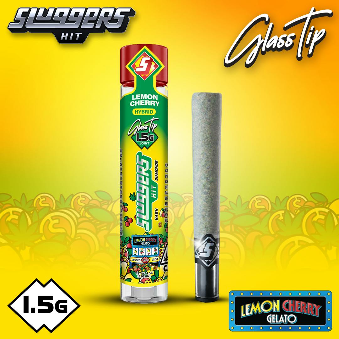 Lemon Cherry Gelato Infused Joint 1.5g (Sluggers Hit)