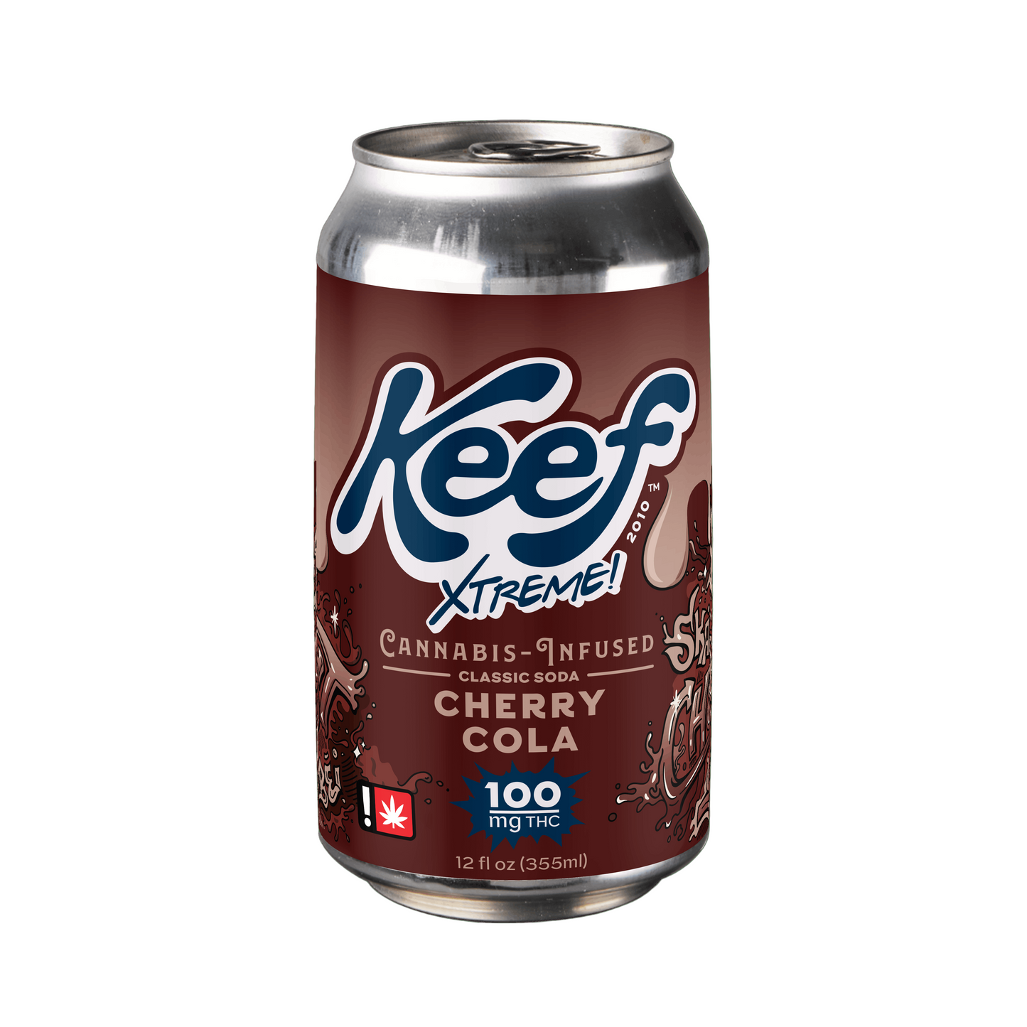 Cherry Cola Xtreme Classic Soda 100mg THC (Keef Brands)