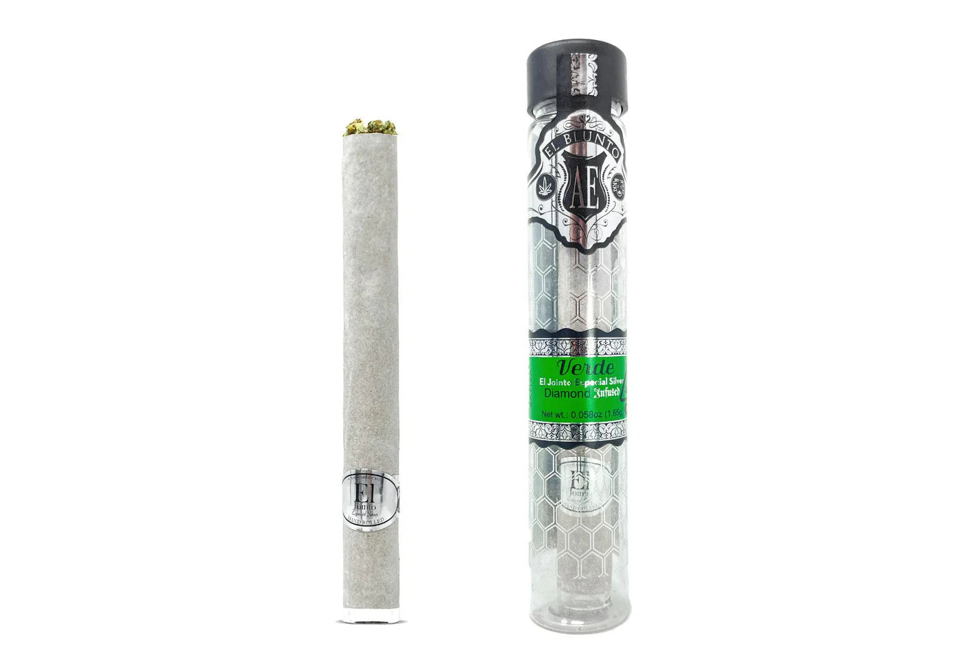 Verde El Jointo Especial Silver Diamond Infused Joint 1.65g (El Blunto by Albert Einstone's)