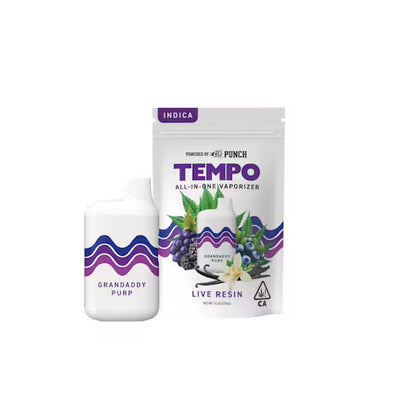 Granddaddy Purple Indica Live Resin Disposable 1g (Tempo)