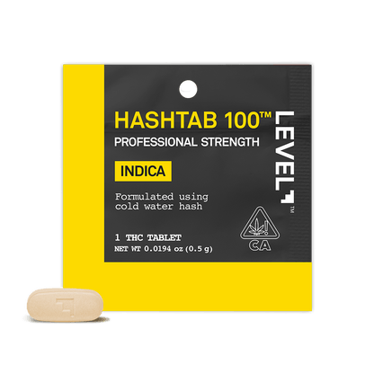HASHTAB 100 Indica Single 1pc 100mg THC (LEVEL)