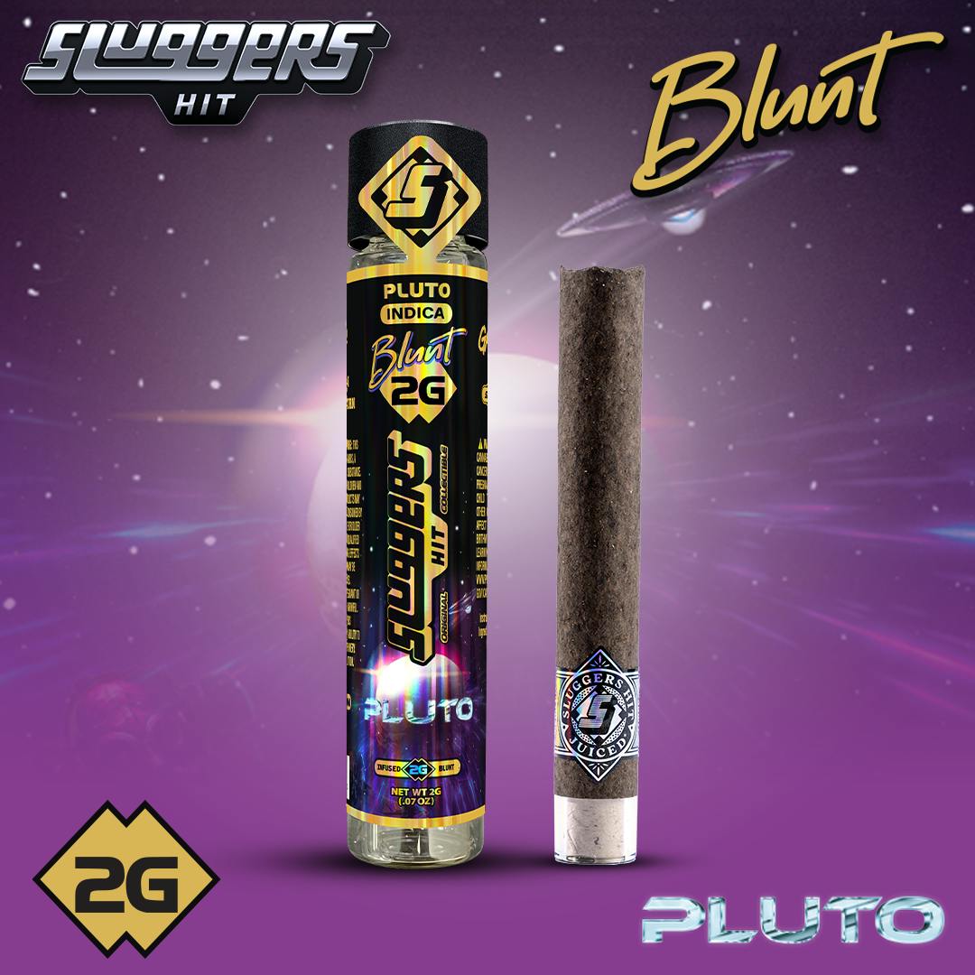 Pluto Indica Infused Blunt 2g (Sluggers Hit)