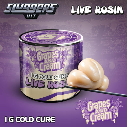Grapes & Cream Live Rosin 1g (Sluggers Hit)