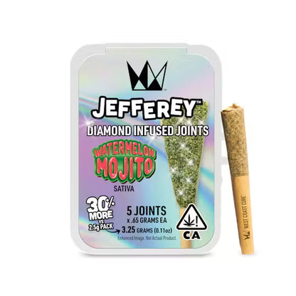 Watermelon Mojito Jefferey Infused Joint .65g 5pk 3.25g (West Coast Cure)