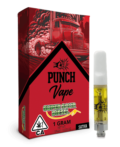 Super Sour Diesel 510 Distillate Cart 1g (Punch Edibles & Extracts)