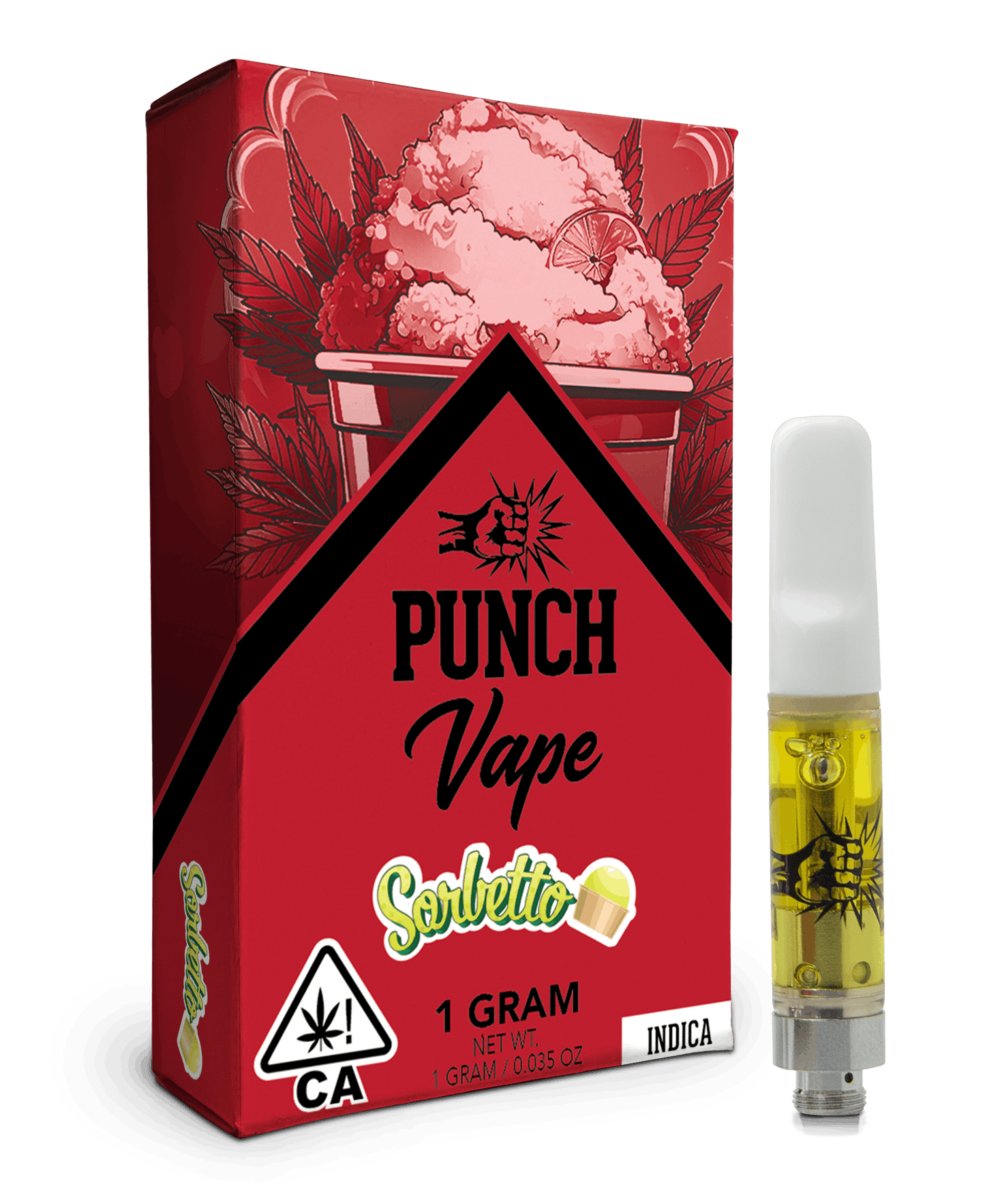 Sorbetto 510 Distillate Cart 1g (Punch Edibles & Extracts)