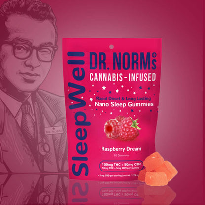 LiveWell Pineapple Peach THC + CBG Fast-Acting Gummies (Dr. Norm's) (Copy)
