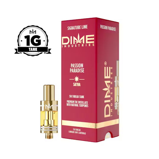 Paradise Passion  Signature Line Tank Vape 1g (Dime Industries)