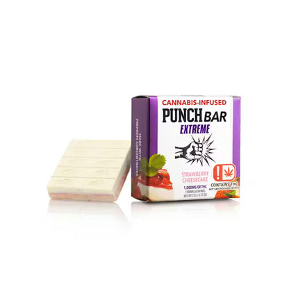 Strawberry Cheesecake PunchBar 1000mg THC (Punch Edibles & Extracts)