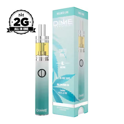 Sweet Mint Wellness Line Disposable 2G (Dime Industries)