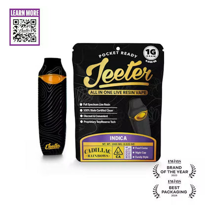Cadillac Rainbows All In One Live Resin Vape 1g (Jeeter)