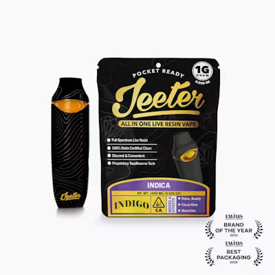 Indigo All In One Live Resin Vape 1g (Jeeter)