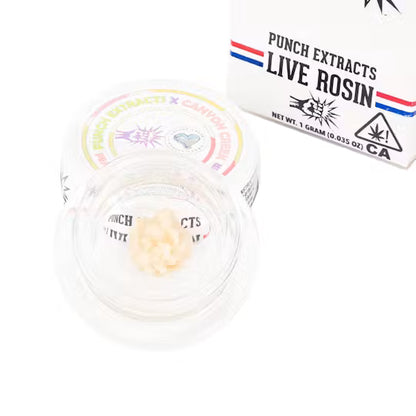 Peach Marrakesh Tier 4 Live Rosin Cold Cure Badder 1g (Punch Edibles & Extracts)