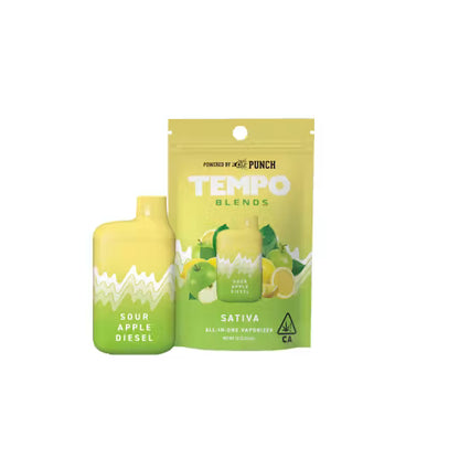 Sour Apple Diesel Blends All In One Disposable Vape 1g (Tempo)